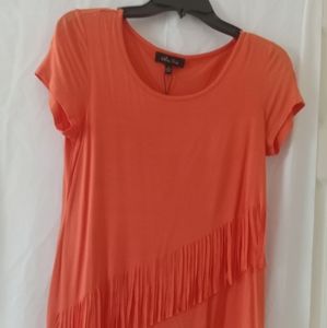 Size Small - Orange Fringed Shirt